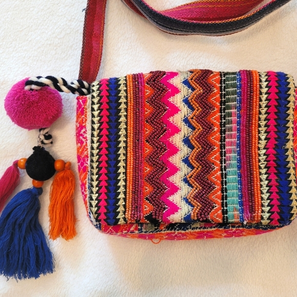 Steven by Steve Madden Colorful Beaded Crossbody Bag - Picture 3 of 7